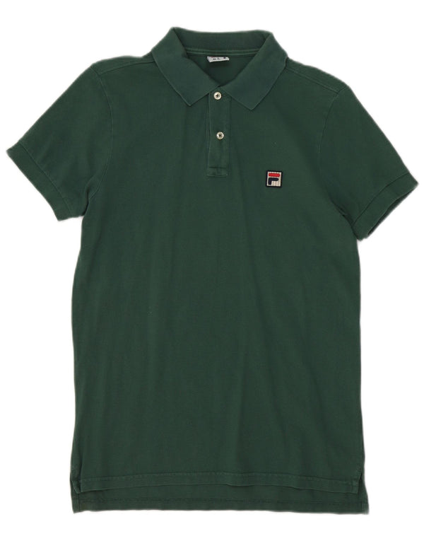 Polo Tennis Uomo Fila IT 42 XS Verde Cotone