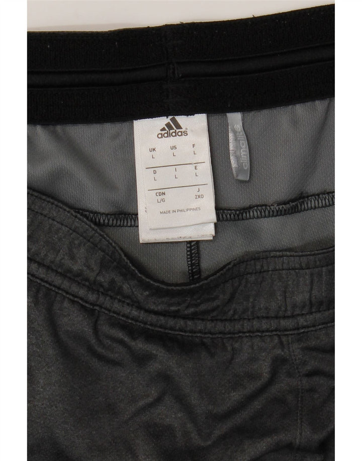 Pantaloncini sportivi ADIDAS FC Lorient da uomo, grandi, in poliestere grigio