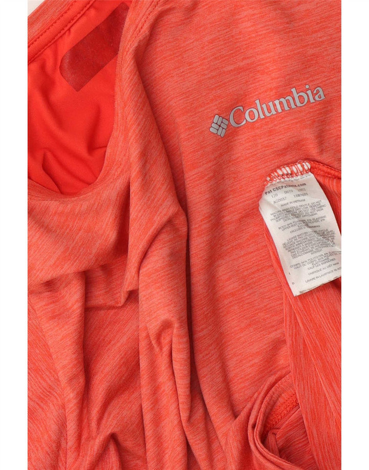 Maglietta da donna Columbia UK 16 Large Arancione Poliestere
