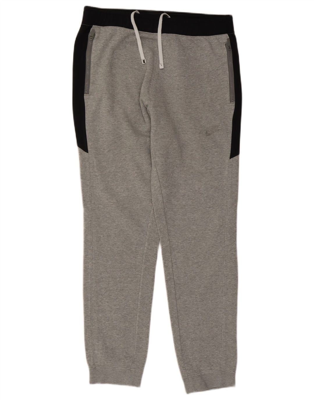 Pantaloni da tuta da uomo Nike Joggers in cotone color block grigio medio