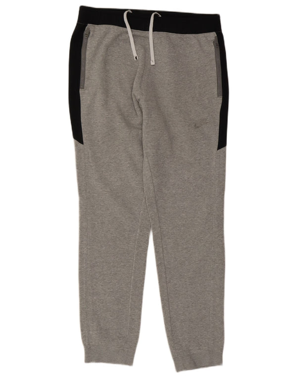 Pantaloni da tuta da uomo Nike Joggers in cotone color block grigio medio
