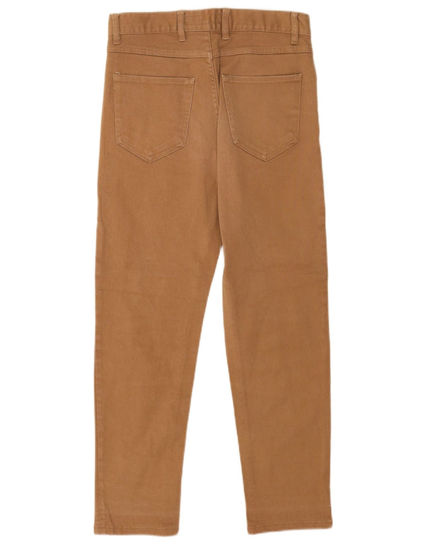 Pantaloni casual slim da uomo Zara EU 36 XS W29 L26 Marrone