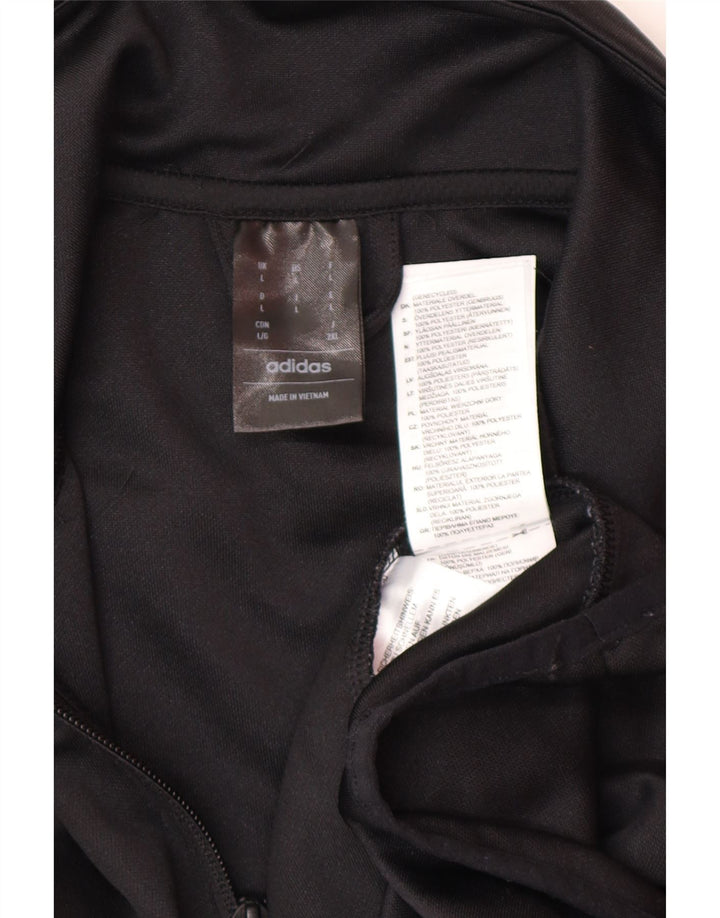 Adidas Uomo Aeroready Zip Neck Pullover Tuta Top Large Nero Poliestere