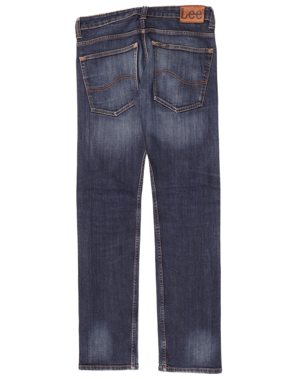 Jeans Lee Powell Slim da uomo W32 L34 cotone blu navy