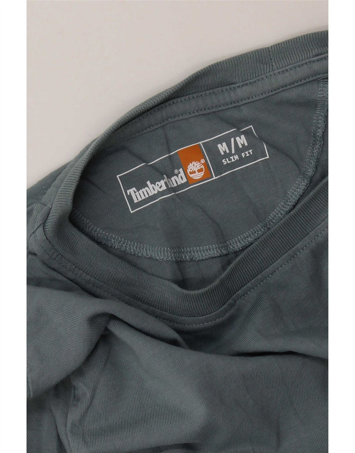T-shirt slim fit da uomo Timberland blu medio
