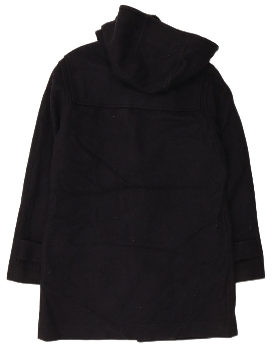 Montgomery con cappuccio da donna VINTAGE UK 18 XL Lana blu navy