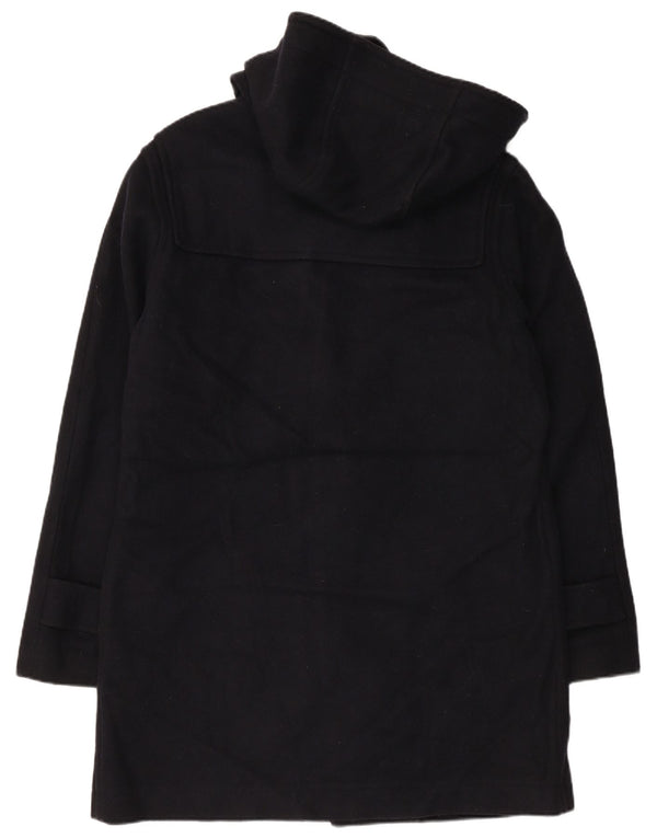 Montgomery con cappuccio da donna VINTAGE UK 18 XL Lana blu navy