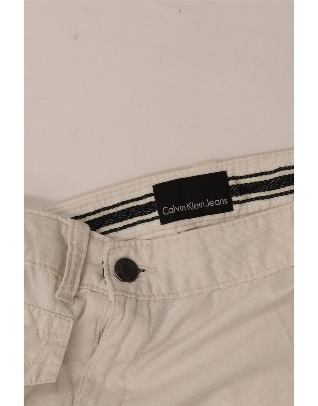 Gonna cargo da donna Calvin Klein W30 bianca media