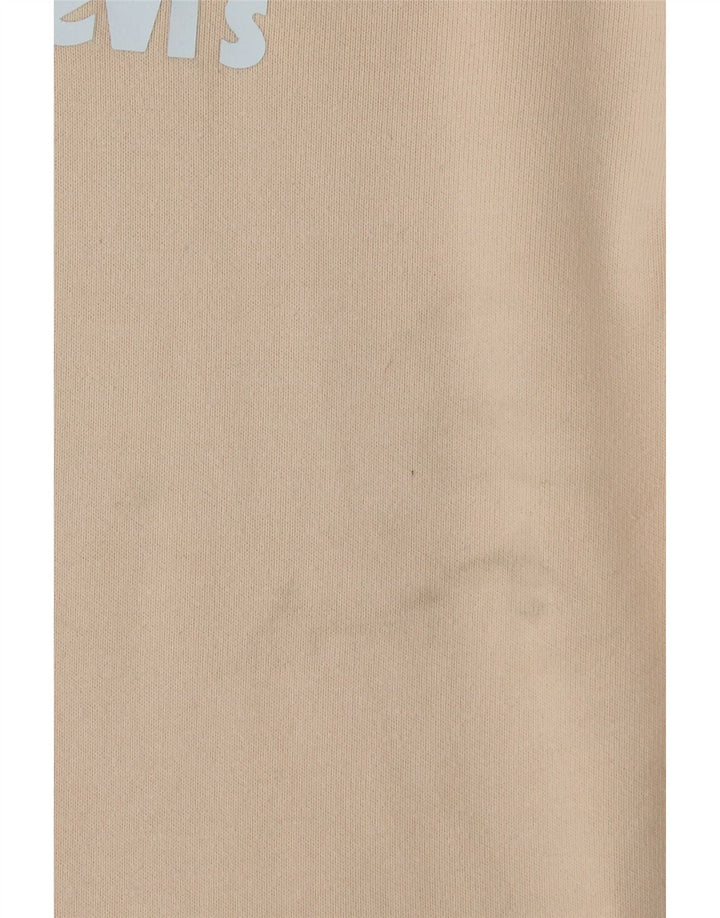 Maglione con cappuccio da uomo Levi's piccolo in cotone beige