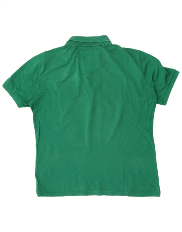 Polo da uomo Superdry grande in cotone verde
