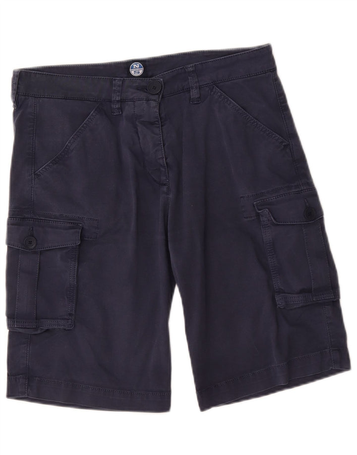 Pantaloncini cargo da donna North Sails EU 42 medi W28 cotone blu navy
