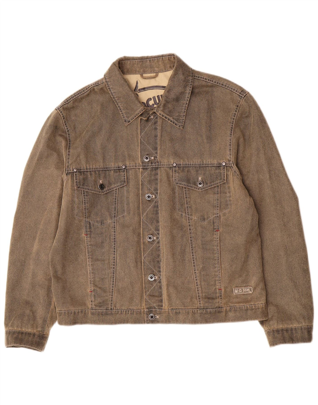 Giacca in denim da uomo Mercury IT 50 Large in cotone marrone