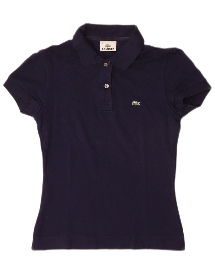 Polo da donna Lacoste EU 36 Small Blu Navy