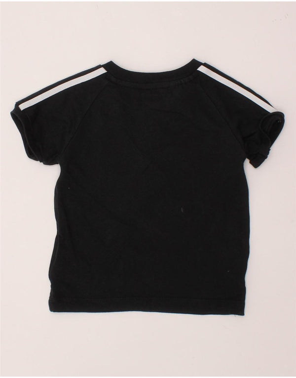 T-shirt ADIDAS per neonato 6-9 mesi in cotone nero