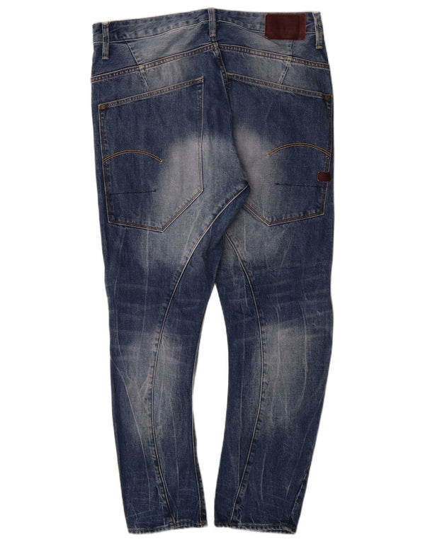 Jeans G-Star da uomo a banana slim W34 L30 in cotone blu