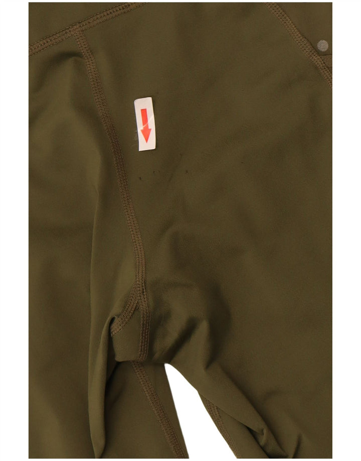 Leggings Nike Dri Fit da donna UK 4 XS poliestere kaki a pois