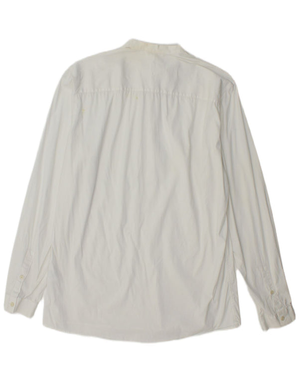 Camicia pullover da uomo Cos piccola in cotone bianco