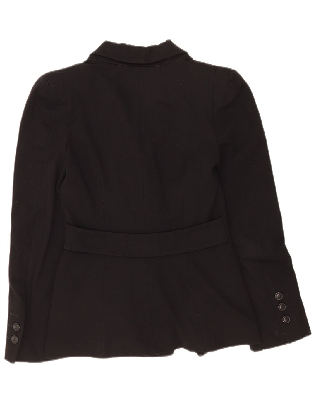 Giacca blazer a 3 bottoni da donna Hobbs UK 8 piccola viscosa nera
