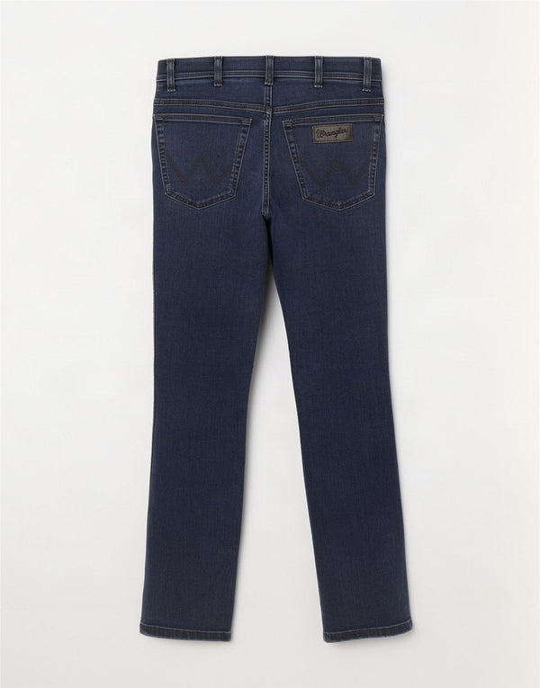 Jeans Wrangler Texas Slim da uomo W31 L32 in cotone blu navy