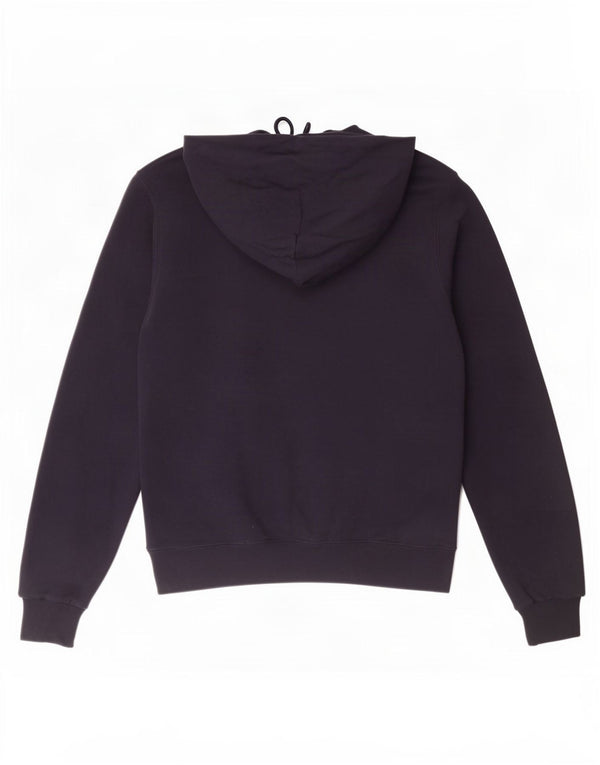 Maglione con cappuccio grafico da uomo Champion piccolo in cotone blu navy