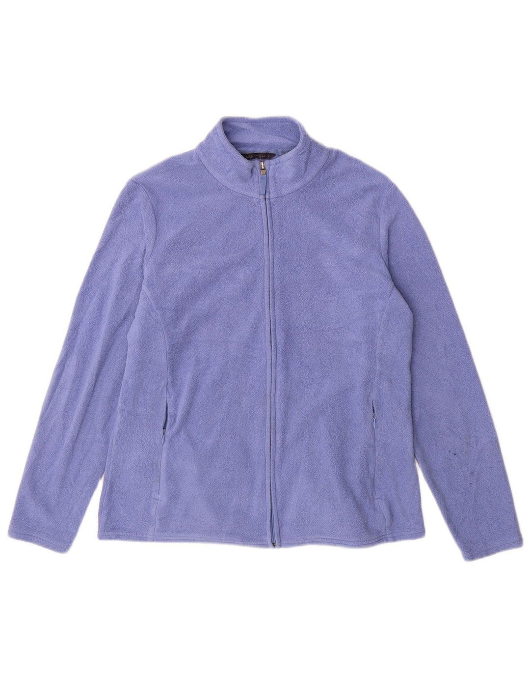 Giacca in pile da donna Marks & Spencer UK 16 Large Viola Poliestere