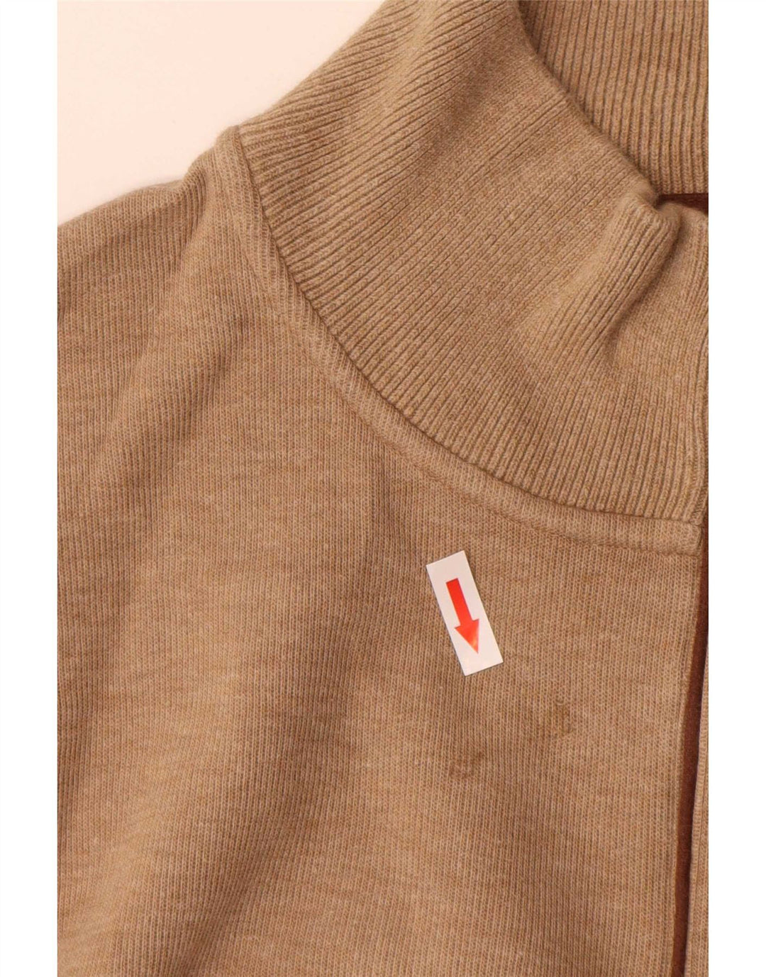 Gant Maglione da uomo con zip e collo 3XL in cotone marrone