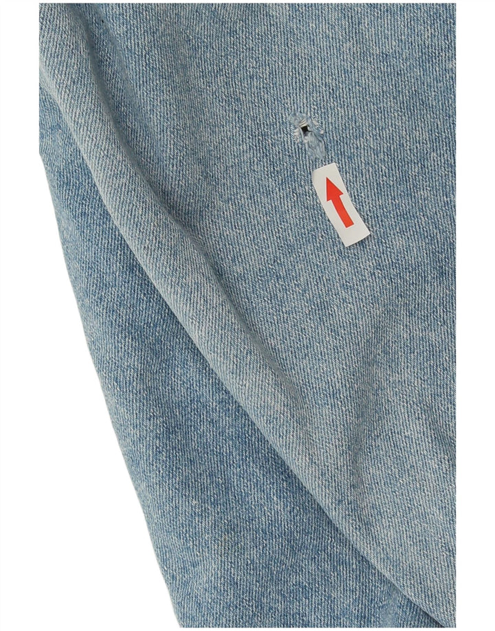 Giacca di jeans vintage da uomo UK 40 grande blu