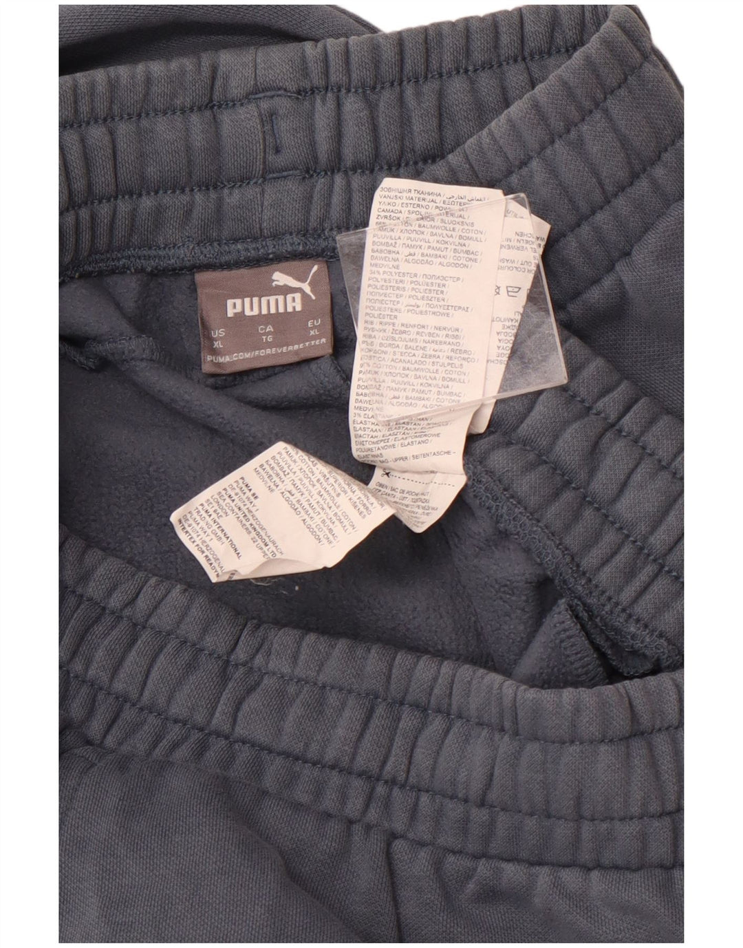 Pantaloni da tuta da uomo PUMA Joggers XL in cotone grigio