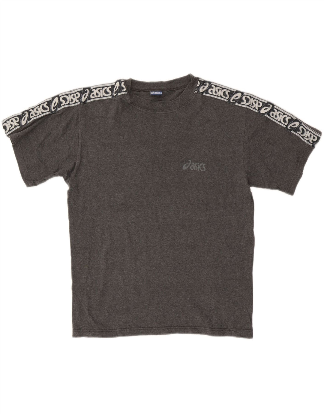 T-shirt da uomo Asics Top Large in cotone grigio