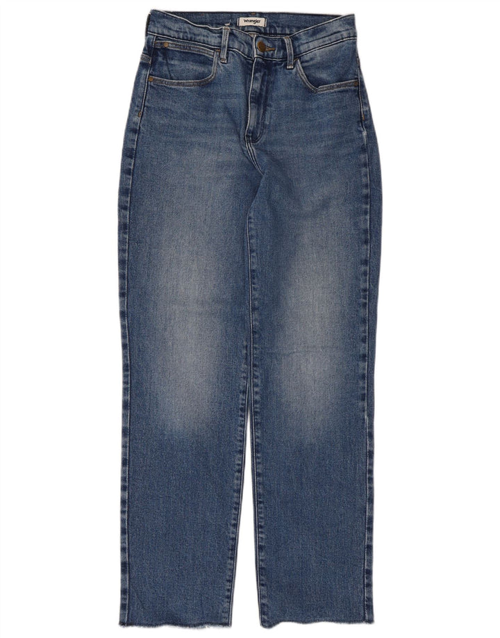 Jeans dritti da donna Wrangler W26 L28 cotone blu