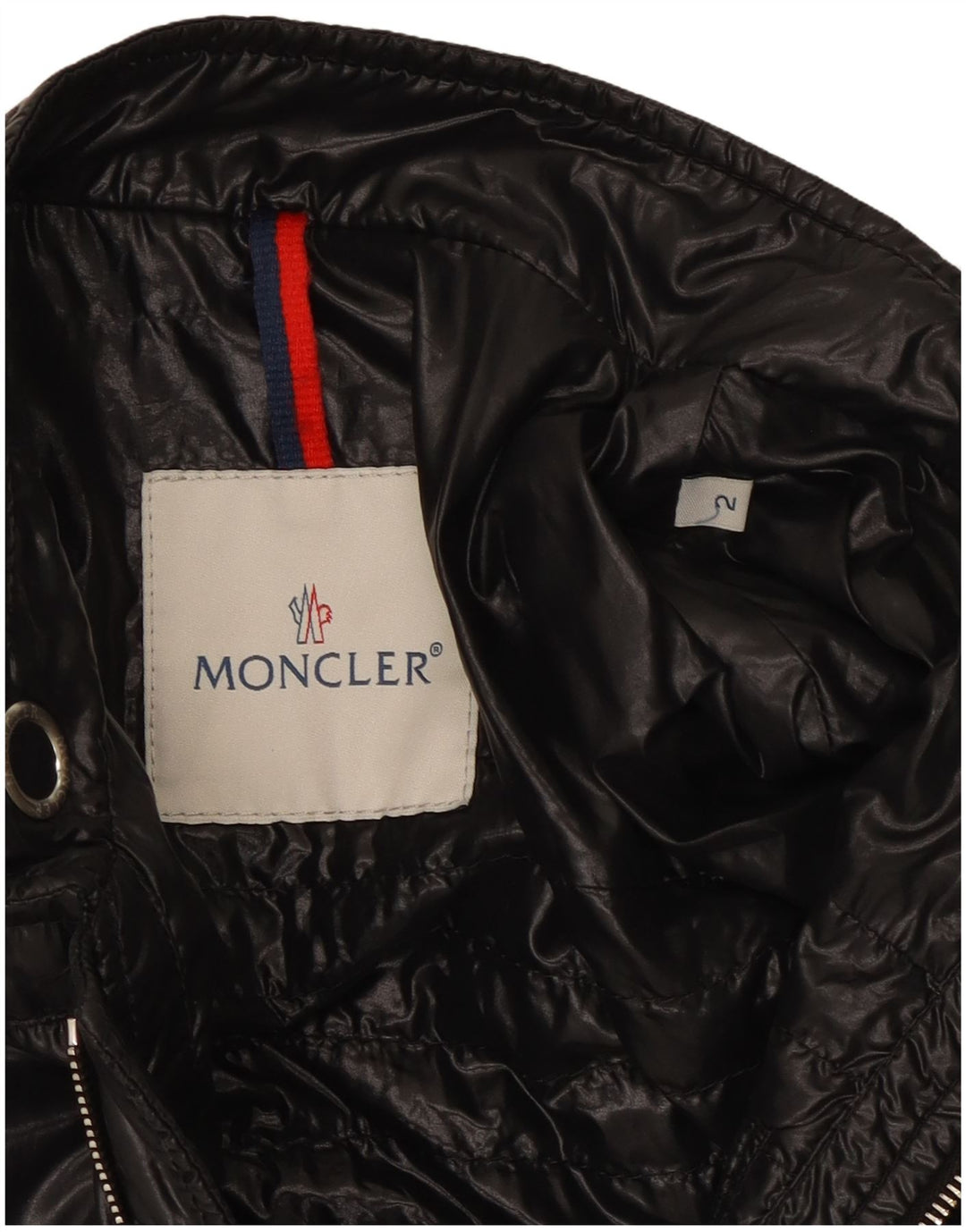 Moncler Giacca imbottita da donna taglia 2 media nera in poliammide