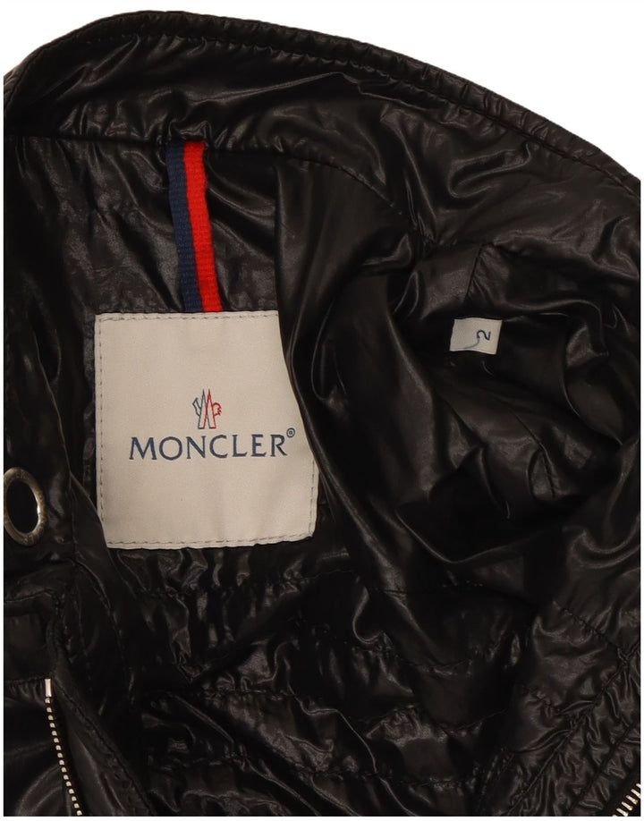 Moncler Giacca imbottita da donna taglia 2 media nera in poliammide