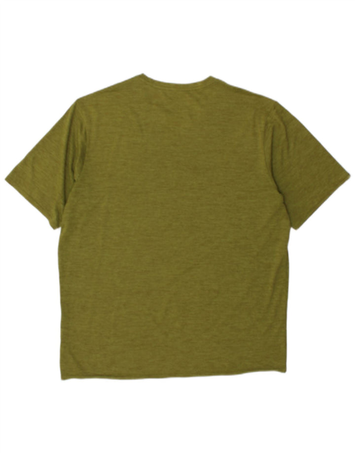 T-shirt da uomo Patagonia Top in poliestere chiazzato medio kaki