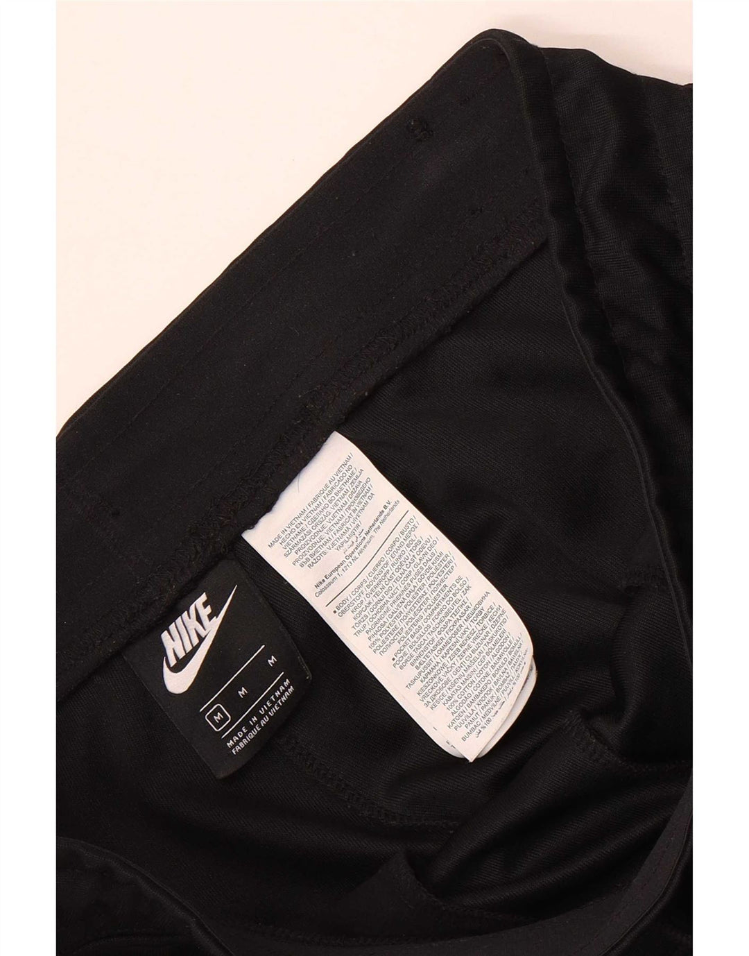 Pantaloni da tuta con grafica Nike da uomo, pantaloni da jogging, poliestere nero medio