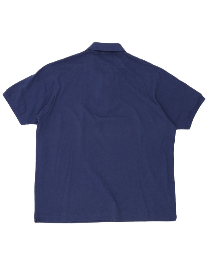 Polo LACOSTE da uomo vestibilità classica taglia 7 2XL cotone blu