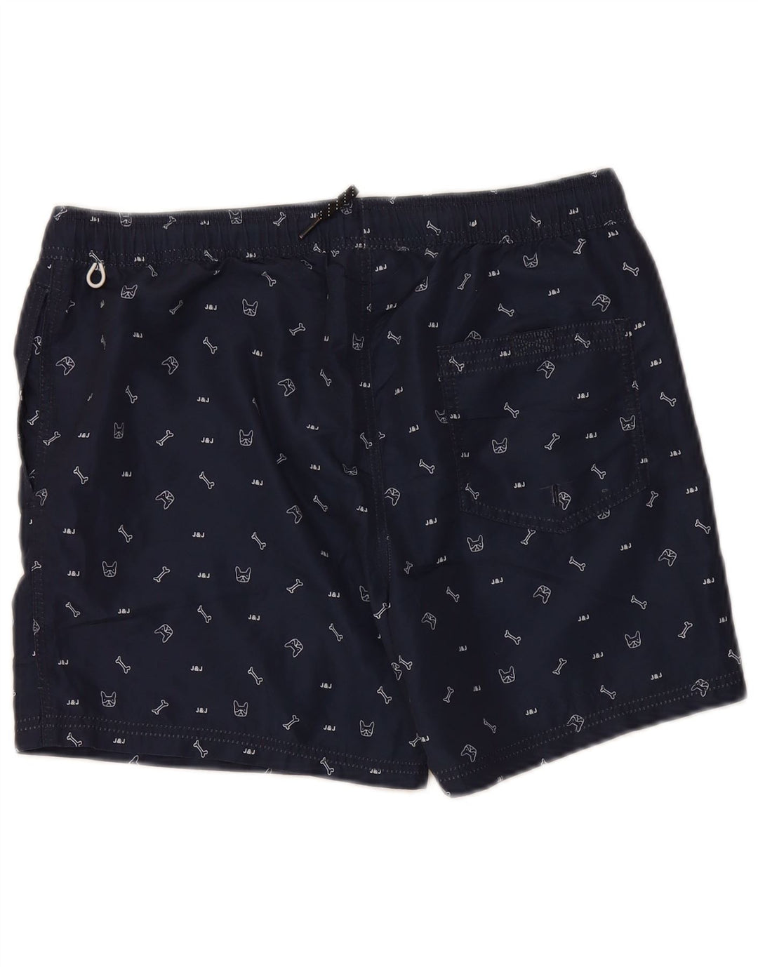 JACK & JONES Pantaloncini da bagno con grafica da uomo Poliestere medio blu navy