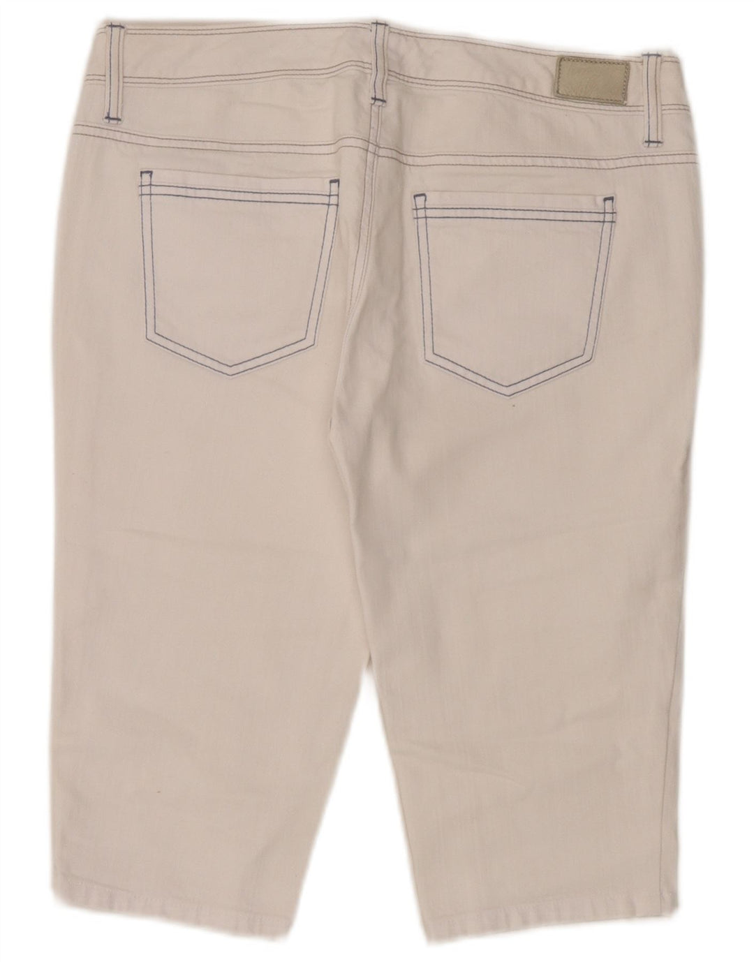Pantaloncini di jeans Bermuda da donna Tommy Hilfiger US 8 Medium W32 Cotone bianco