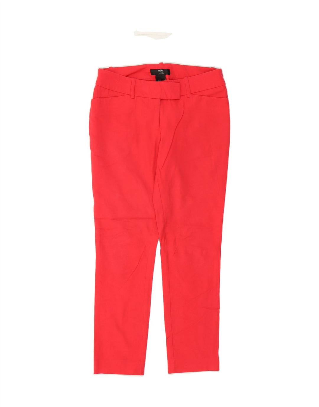 MOSSIMO Womens Stretch Slim Casual Trousers US 4 Small W32 L28 Red Cotton Vintage Mossimo and Second-Hand Mossimo from Messina Hembry 