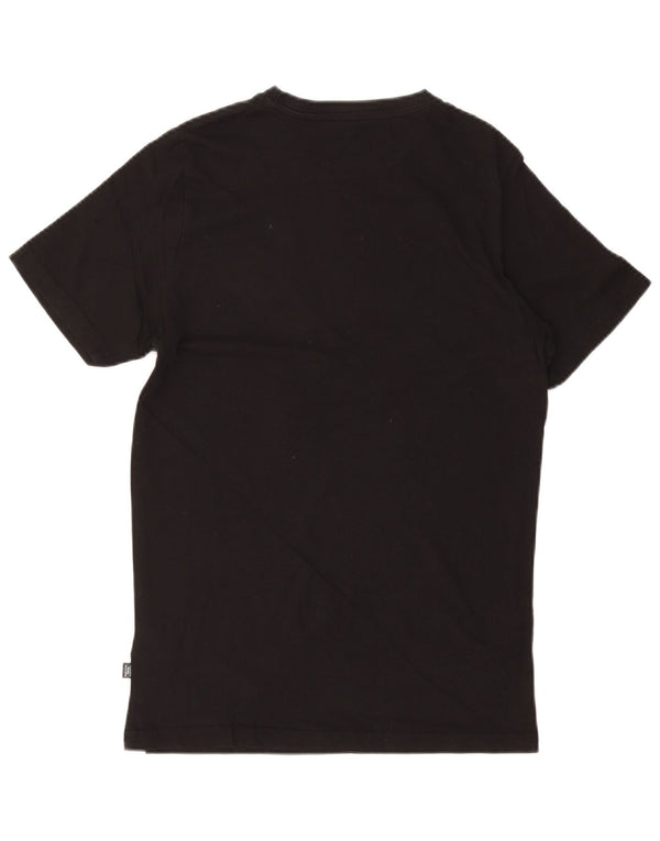 T-shirt grafica da uomo PUMA Top Small in cotone nero