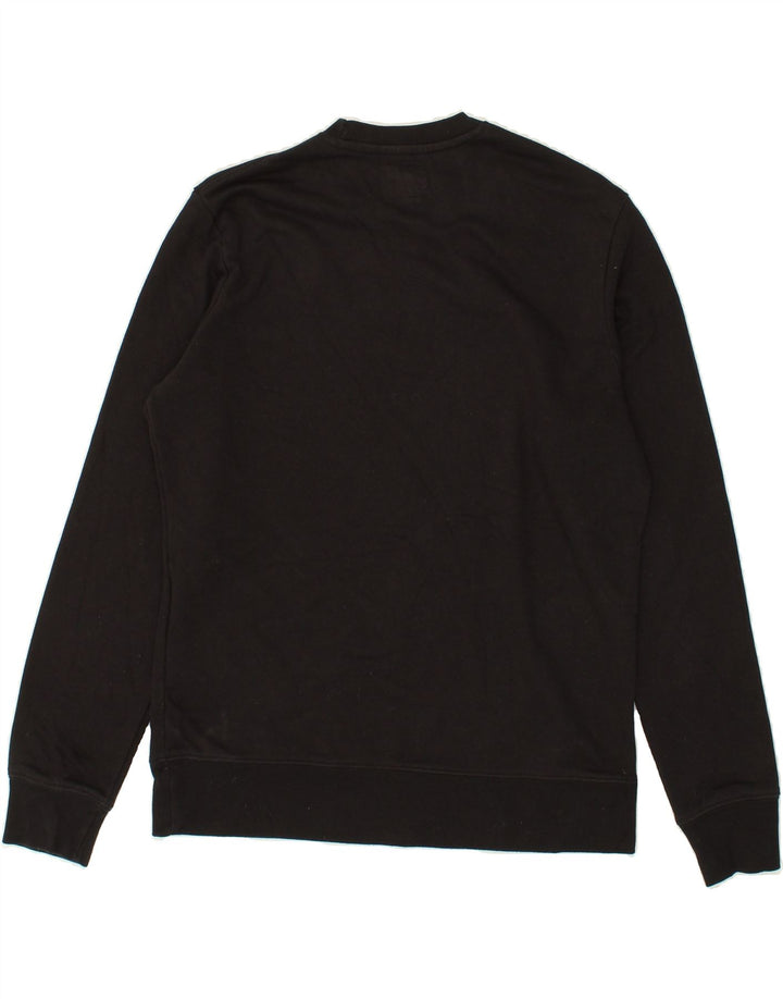 CHAMPION Mens Graphic Sweatshirt Jumper Medium Black Cotton Vintage Champion and Second-Hand Champion from Messina Hembry 