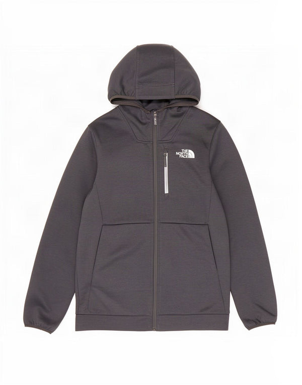 Felpa con cappuccio e zip per ragazzi The North Face 15-16 anni 2XL Poliestere grigio