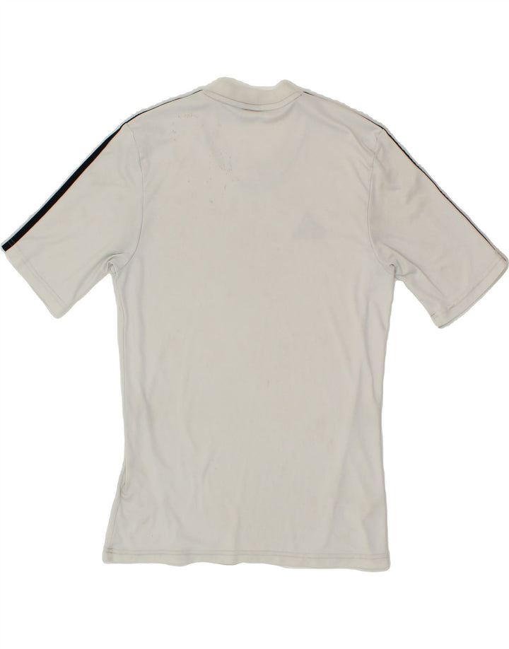 ADIDAS Mens Climalite T-Shirt Top Small White Polyester Vintage Adidas and Second-Hand Adidas from Messina Hembry 