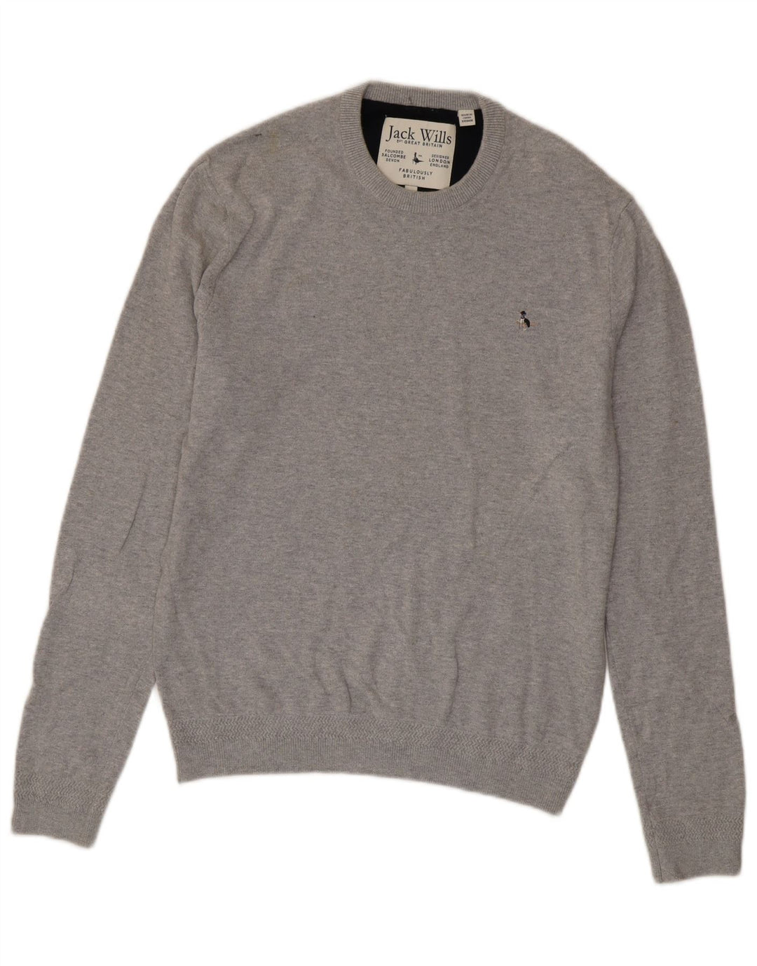 Maglione maglione girocollo da uomo Jack Wills grigio medio