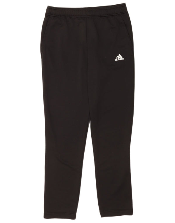 Pantaloni da tuta da uomo Adidas UK 40/42 Medium Nero Poliestere