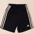 ADIDAS Boys Aeroready Sport Shorts 7-8 Years Navy Blue Polyester Vintage Adidas and Second-Hand Adidas from Messina Hembry 