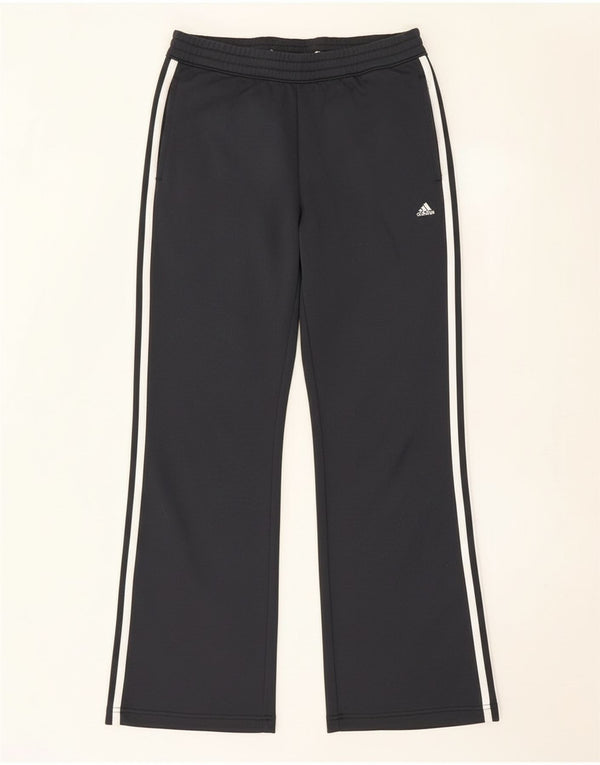 Pantaloni della tuta da donna Adidas UK 12 Poliestere grigio medio