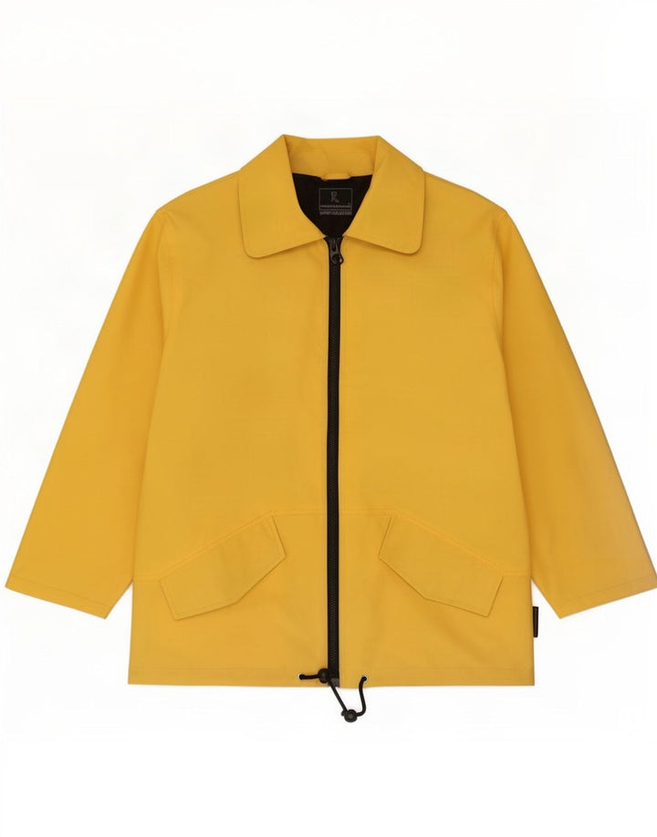 Giacca antipioggia da uomo Roberta di Camerino UK 38 Medium Yellow PVC