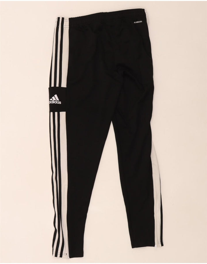 Pantaloni da tuta Adidas Aeroready da uomo in poliestere color block medio nero