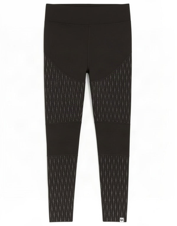 Leggings da donna Marks & Spencer UK 14 Large Nero Poliestere