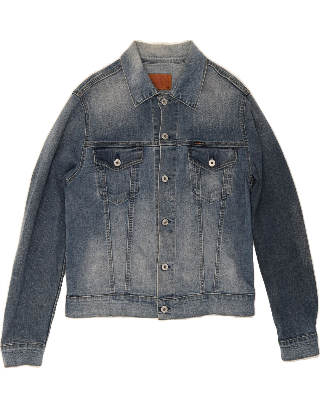 ENERGIE Womens Denim Jacket UK 14 Medium Blue Cotton Vintage Energie and Second-Hand Energie from Messina Hembry 